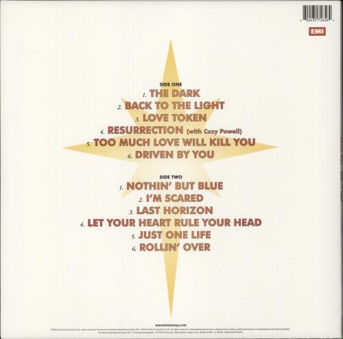 Brian May Back To The Light - 180 Gram Black Vinyl vinyl LP album (LP record) UK MAYLPBA873895