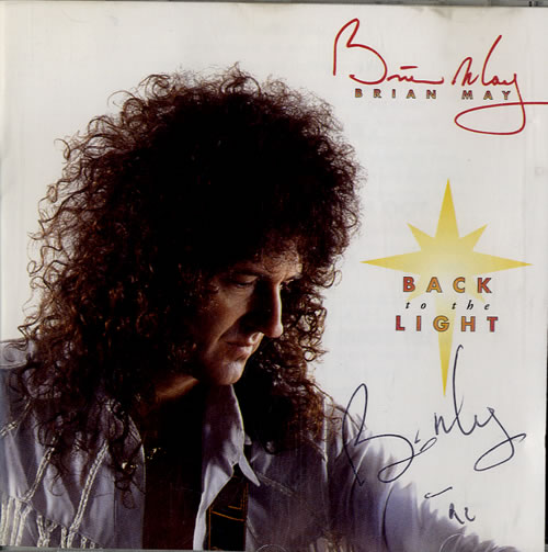 Brian May Back To The Light - Autographed CD album (CDLP) Austrian MAYCDBA581909