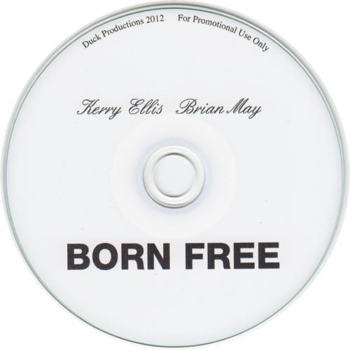 Brian May Born Free CD-R acetate UK MAYCRBO652432