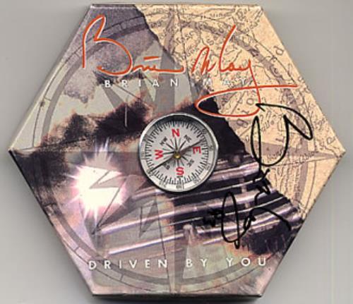 Brian May Driven By You - AUTOGRAPHED CD single (CD5 / 5") US MAYC5DR346730