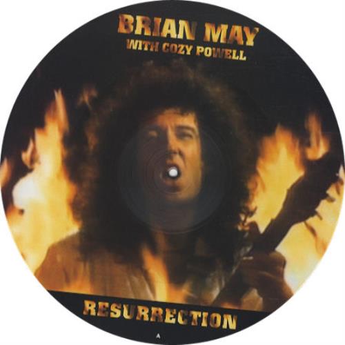 Brian May Resurrection - Picture Disc & Promo Card 12" vinyl picture disc (12 inch picture record) UK MAY2PRE442322