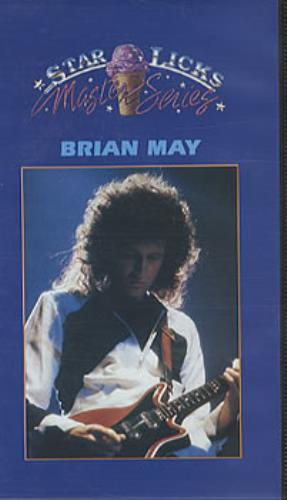 Brian May Star Licks Master Series video (VHS or PAL or NTSC) US MAYVIST329155