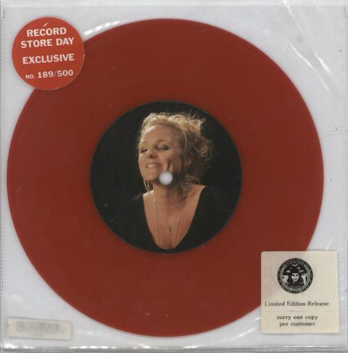 Brian May The Kissing Song - RSD 2013 - Red Vinyl - EX 7" vinyl single (7 inch record / 45) UK MAY07TH874091