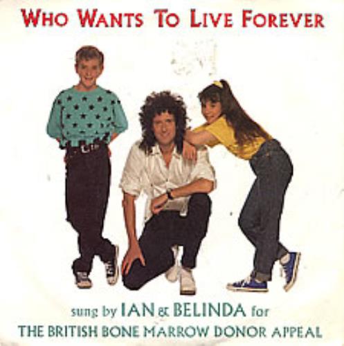 Brian May Who Wants To Live Forever 7" vinyl single (7 inch record / 45) UK MAY07WH07535