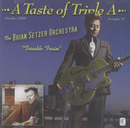 Brian Setzer A Taste Of Triple A #57 CD album (CDLP) US SETCDAT490997