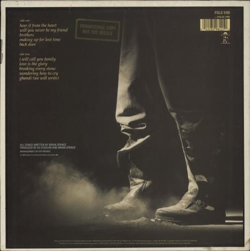 Brian Spence Brothers vinyl LP album (LP record) UK B3ILPBR850463