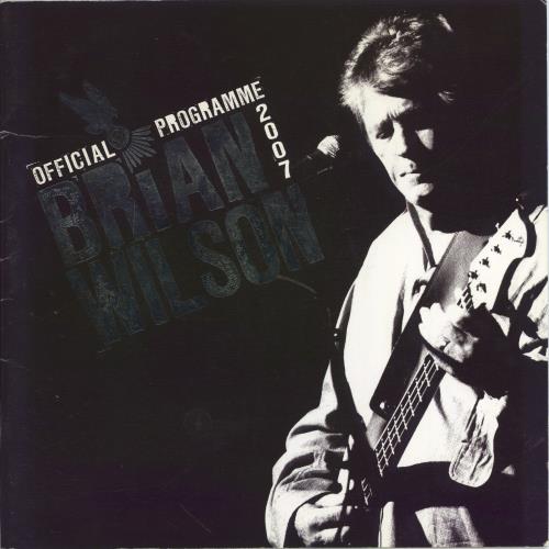 Brian Wilson 2007 Tour tour programme UK BWITRTO771021