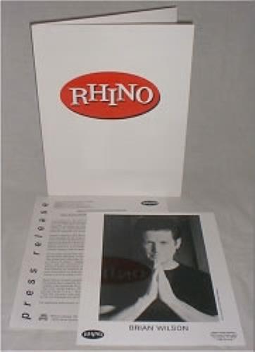 Brian Wilson Brian Wilson media press pack US BWIPPBR167258