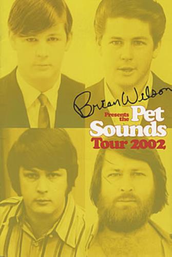 Brian Wilson Pet Sounds - Tour Programme & Ticket tour programme UK BWITRPE384227