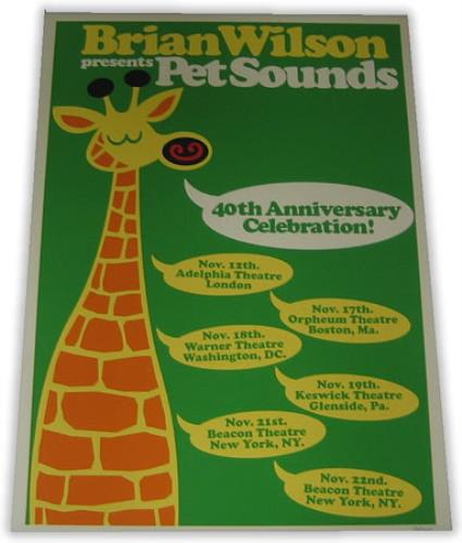 Brian Wilson Pet Sounds: 40th Anniversary artwork US BWIARPE391973