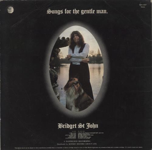 Bridget St John Songs For The Gentle Man - Autographed vinyl LP album (LP record) UK BSJLPSO886605