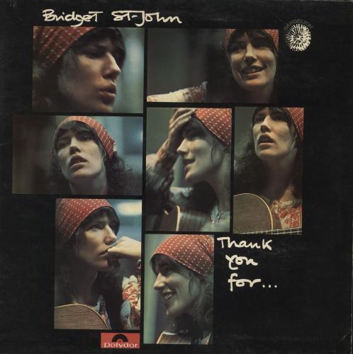 Bridget St John Thank You For... vinyl LP album (LP record) UK BSJLPTH89922