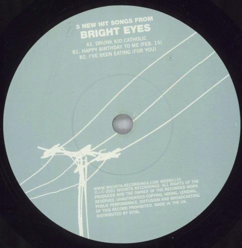 Bright Eyes 3 New Hit Songs 7" vinyl single (7 inch record / 45) UK B/E07NE828850