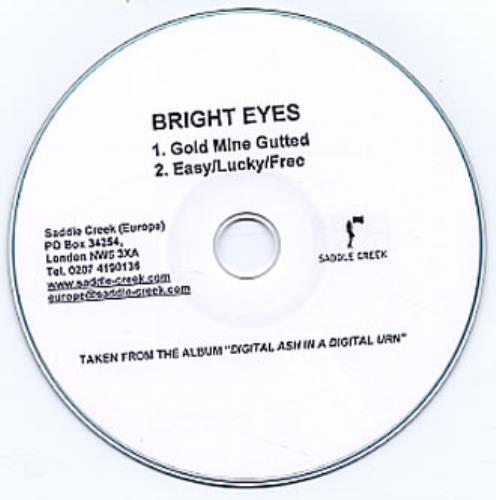 Bright Eyes Gold Mine Gutted CD-R acetate UK B/ECRGO332486