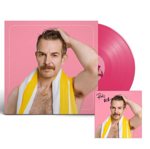 Bright Light Bright Light Enjoy Youth - Pink Vinyl - Sealed + Autographed Art Card vinyl LP album (LP record) UK H7KLPEN854342