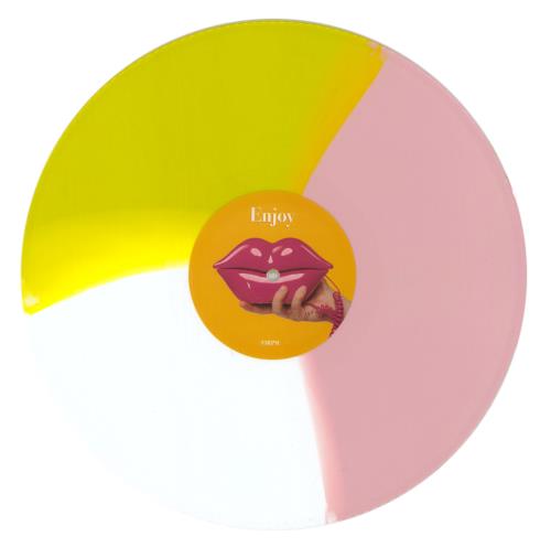 Bright Light Bright Light Enjoy Youth - Yellow, Pink & White Vinyl - Low Number vinyl LP album (LP record) UK H7KLPEN870512