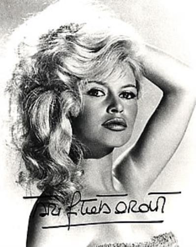 Brigitte Bardot Autographed Portrait Photograph photograph UK BGIPHAU265497