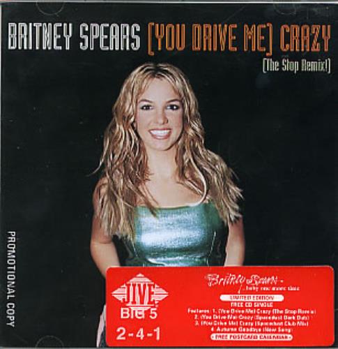 Britney Spears (You Drive Me) Crazy CD single (CD5 / 5") Singapore BTPC5YO294315
