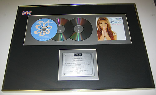 Britney Spears ...Baby One More Time award disc UK BTPAWBA339352