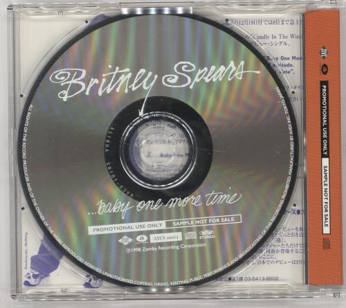 Britney Spears Baby One More Time CD single (CD5 / 5") Japanese BTPC5BA389096