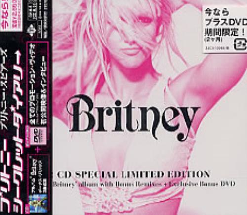 Britney Spears Britney 2-disc CD/DVD set Japanese BTP2DBR236827