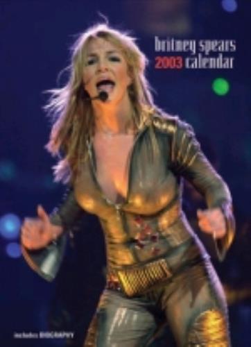 Britney Spears Calendar 2003 calendar UK BTPCACA225212
