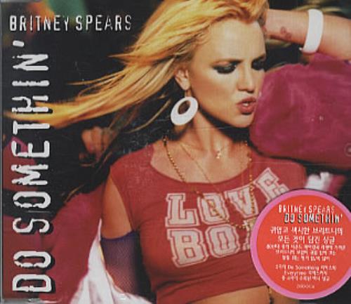 Britney Spears Do Somethin' CD single (CD5 / 5") Korean BTPC5DO322225