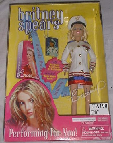 Britney Spears Hello Sailor Doll memorabilia UK BTPMMHE219516