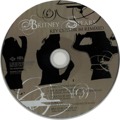 Britney Spears Keys Cuts From Remixed CD single (CD5 / 5") Japanese BTPC5KE349216
