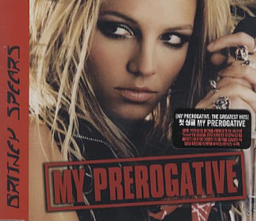 Britney Spears My Prerogative CD single (CD5 / 5") Korean BTPC5MY315040