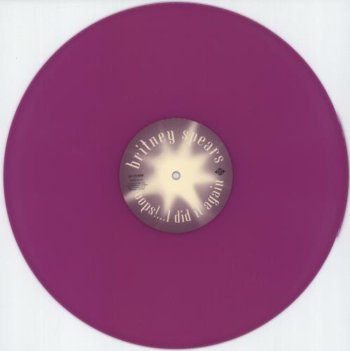Britney Spears Oops!...I Did It Again - Purple Vinyl vinyl LP album (LP record) UK BTPLPOO880958