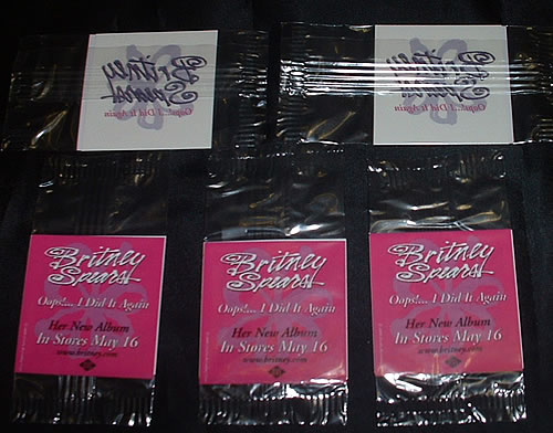 Britney Spears Oops I Did It Again - Five Tattoos memorabilia US BTPMMOO158213