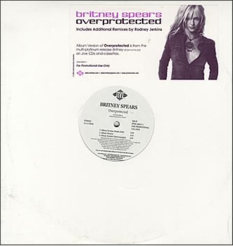Britney Spears Overprotected 12" vinyl single (12 inch record / Maxi-single) US BTP12OV216701