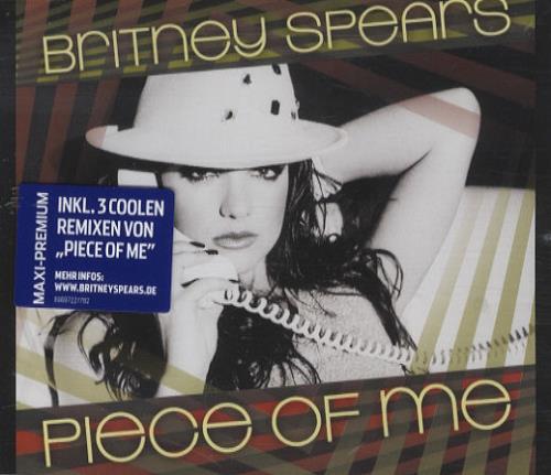 Britney Spears Piece Of Me CD single (CD5 / 5") German BTPC5PI428664