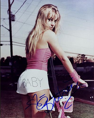 Britney Spears Signed Photo - Baby Baby photograph UK BTPPHSI365117