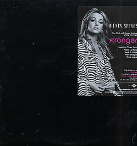 Britney Spears Stronger 12" vinyl single (12 inch record / Maxi-single) US BTP12ST177236