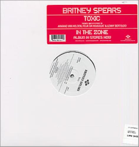 Britney Spears Toxic 12" vinyl single (12 inch record / Maxi-single) US BTP12TO275407