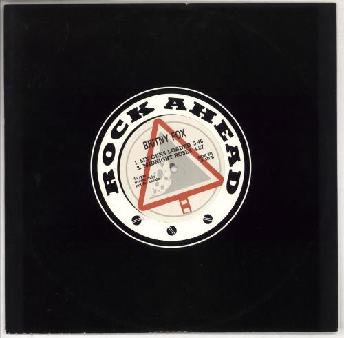 Britny Fox Six Guns Loaded 12" vinyl single (12 inch record / Maxi-single) UK BRX12SI36790