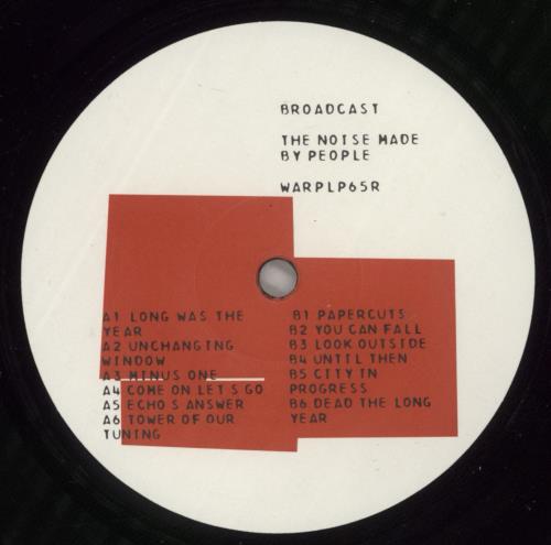 Broadcast The Noise Made By People vinyl LP album (LP record) UK A.TLPTH878376