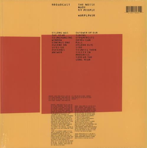 Broadcast The Noise Made By People vinyl LP album (LP record) UK A.TLPTH878376