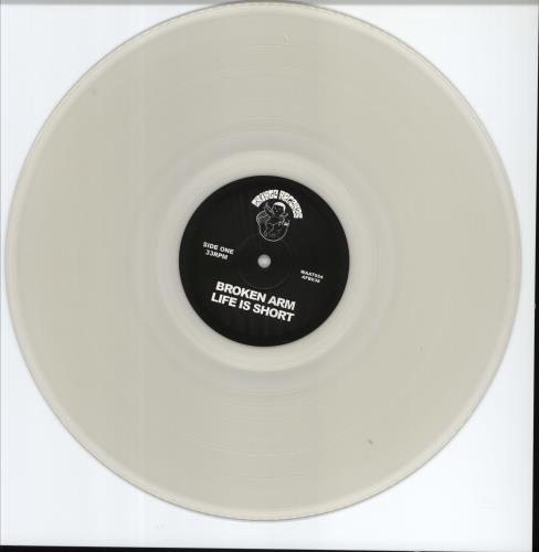 Broken Arm Life Is Short - Clear vinyl vinyl LP album (LP record) UK 3VZLPLI768213