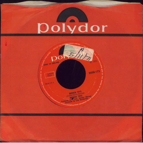 Broken Toys Broken Toys 7" vinyl single (7 inch record / 45) UK 5VQ07BR802112