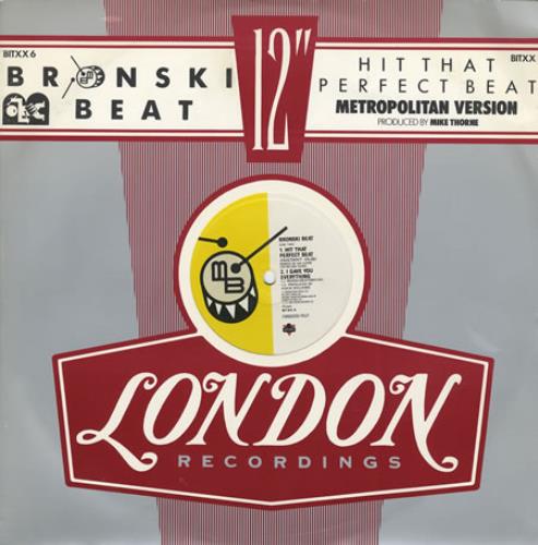 Bronski Beat Hit That Perfect Beat 12" vinyl single (12 inch record / Maxi-single) UK BSK12HI21014