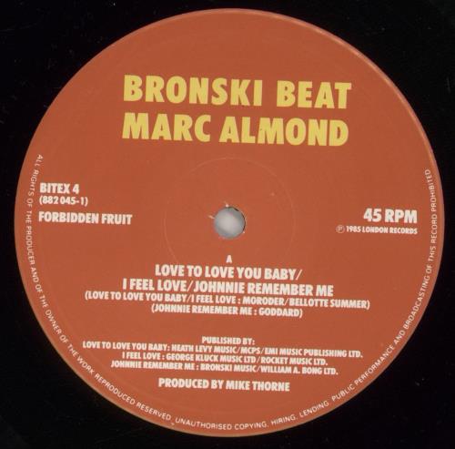 Bronski Beat I Feel Love 12" vinyl single (12 inch record / Maxi-single) UK BSK12IF16671