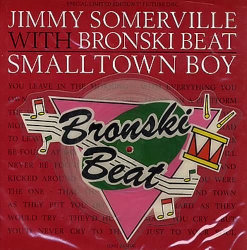 Bronski Beat Smalltown Boy shaped picture disc (picture disc vinyl record) UK BSKSHSM25929