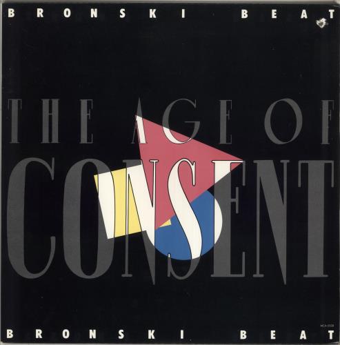 Bronski Beat The Age Of Consent vinyl LP album (LP record) US BSKLPTH715341