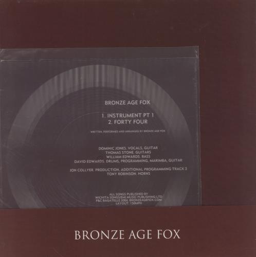 Bronze Age Fox Instrument Pt 1 8" vinyl single (8 inch record) UK BCM08IN854579
