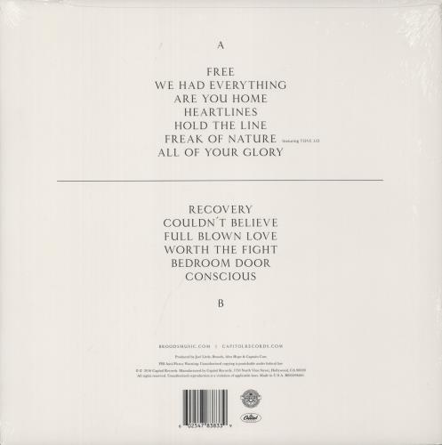 Broods Conscious - Sealed vinyl LP album (LP record) US -2OLPCO890854