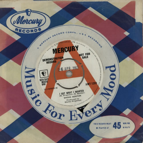 Brook Benton I Got What I Wanted 7" vinyl single (7 inch record / 45) UK BR007IG587409