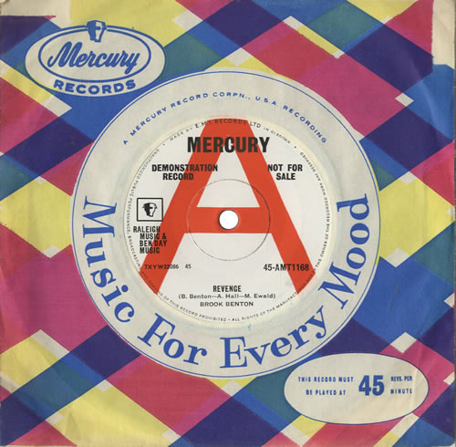 Brook Benton Revenge 7" vinyl single (7 inch record / 45) UK BR007RE468590